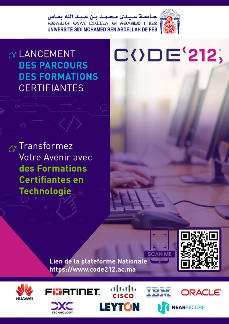 Avis aux étudiants – Programme CODE 212
